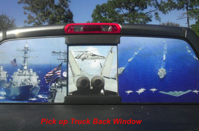 Pickup Truck Back Window